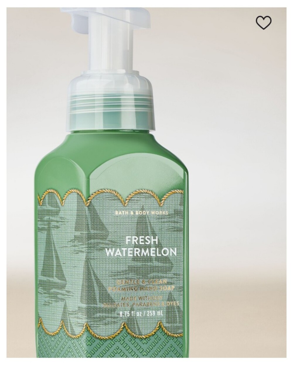 Bath & Body Works Fresh Watermelon Foaming Hand Soap - Green🍉 SOLD OUT 🍉